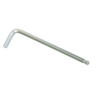 LLAVE ACODADA HEXAGONAL ALLEN PUNTA BOLA SERIE LARGA. ACERO. PUNTA BOLA