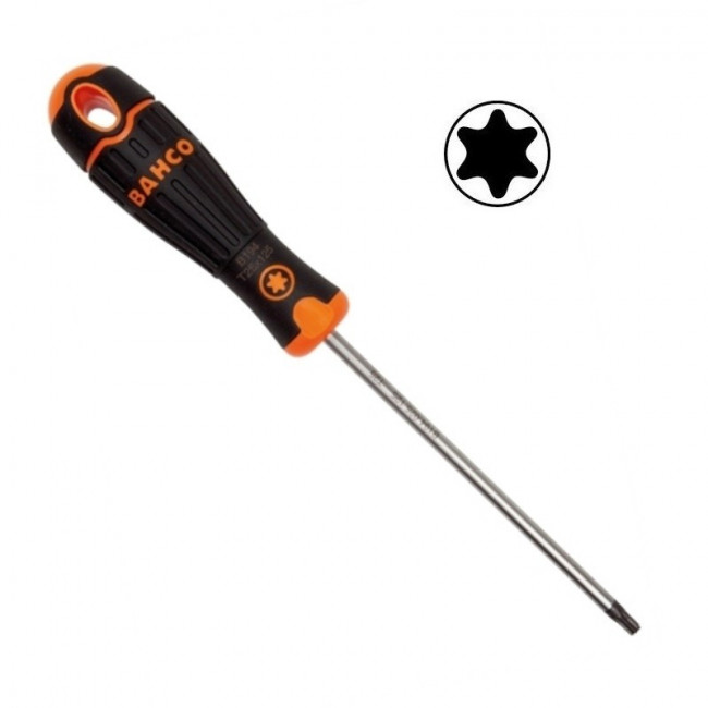 DESTORNILLADOR TORX BAHCOFIT MODELO 194. ACERO. MANGO BIMATERIAL - BAHCO