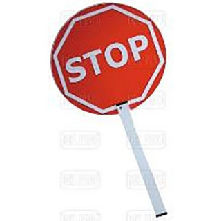 PALETA DE SEÑALIZACIÓN. STOP/DIRECCIÓN