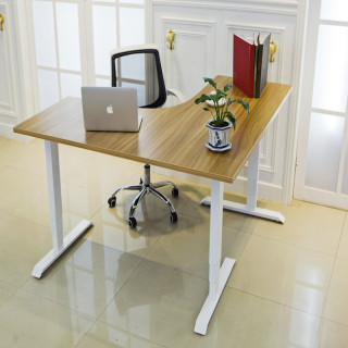 SISTEMA DE PATAS CON ELEVACIÓN ELÉCTRICA CORNER 1200-1800. ACERO. BLANCO