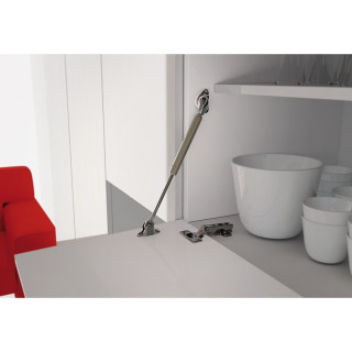 PISTÓN DESCENDENTE COMPACT. PARA PUERTA DE MADERA. CON SOPORTES - ITALIANA FERRAMENTA
