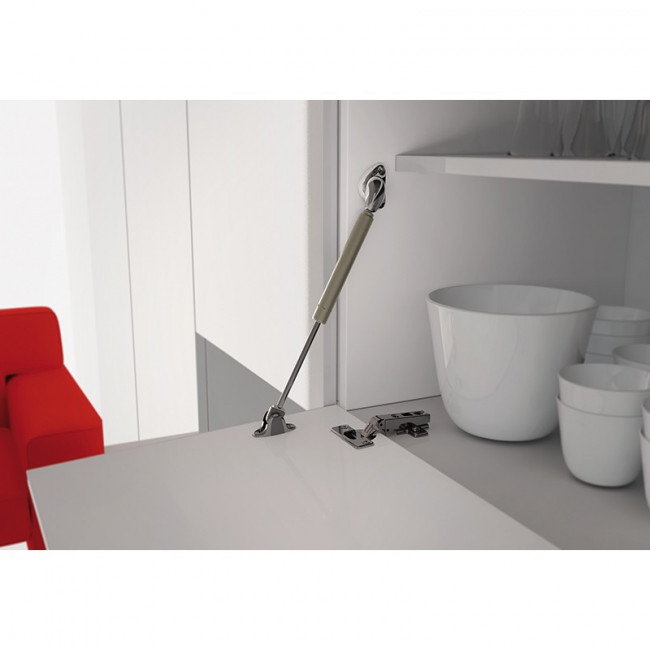 PISTÓN DESCENDENTE COMPACT. PARA PUERTA DE MADERA. CON SOPORTES - ITALIANA FERRAMENTA