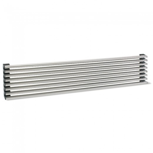 AZERODESIGN- Rejilla Horno- Rejilla Ventilacion- Rejilla ventilacion horno-  Rejilla ventilacion frigorífico- Color Inox- 8 Lamas de Aluminio de 60 cm