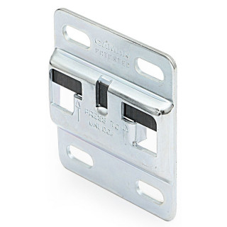 CHAPA ANTIDESCOLGAMIENTO FORTE. ZINCADO. MONTAJE DIRECTO. 60 MM. SEGURO ANTIVUELCO. CARGA 55KG