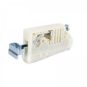 HANGING BRACKET FOR WALL UNIT VISIBLESCREW FIX NYLON MATERIAL WHITE COLOUR.LEFT SIDE. LOAD CAPACITY 50KG