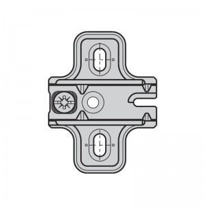 MOUNTING PLATE FOR AVANCE S95 H1.5mm,STEEL, NICKEL PLATED