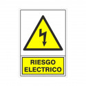 SEÑAL 312 PLAST.345x245"RIESGO ELECTRIC"