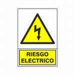 SEÑAL 312 PLASTICO 295X210 RIESGO ELECTRICO