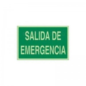 SEÑAL 1082 PLAST.420x297"SAL/EMERGEN"LUM SALIDA DE EMERGENCIA