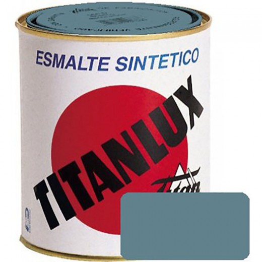 ESMALTE GRIS AZULADO TITANLUX 750ml. 510
