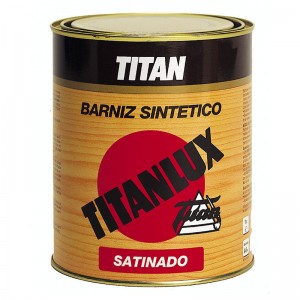 BARNIZ SINTETIC SATINADO TITANLUX 125ml INTERIOR/EXTERIOR INCOLORO
