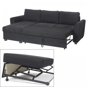 MANEX 130 MANUAL SYSTEM FOR DAYBED(SOFA-BED) BLACK