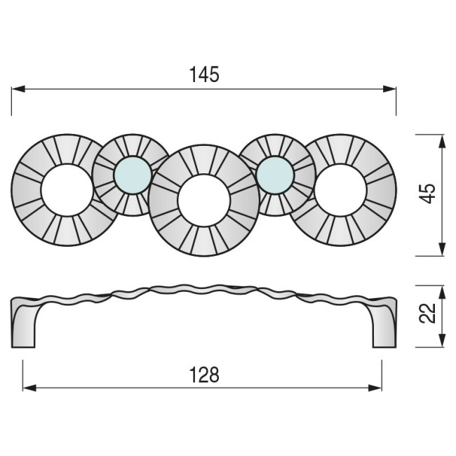 TIRADOR ZMK OLYMPIC L145 C128 ANTICA...
