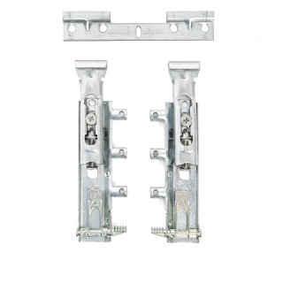 COLGADOR OCULTO REGULABLE TRASER6. DOBLE REGULACIÓN. ACERO-ZAMAK. ZINCADO. MONTAJE INTERIOR. CARGA 65 KG - INDAUX