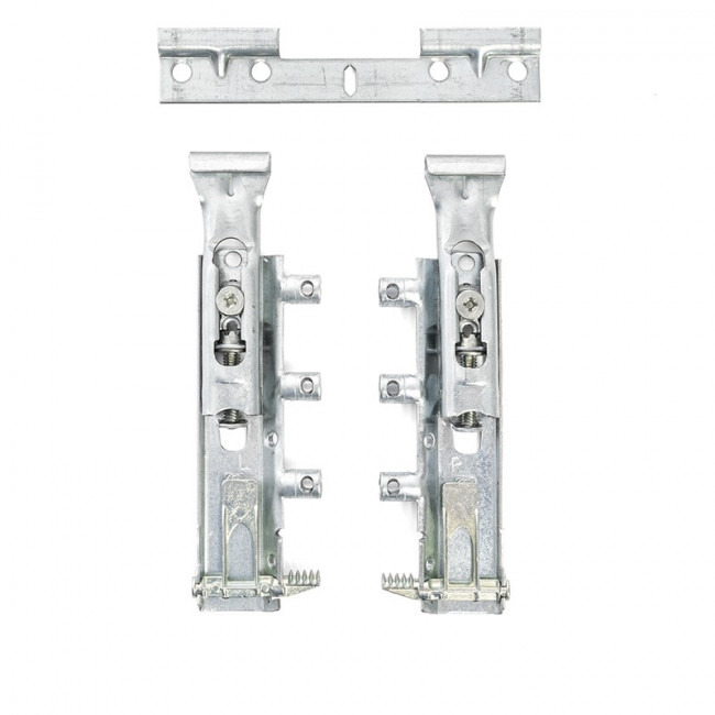 COLGADOR OCULTO REGULABLE TRASER6. DOBLE REGULACIÓN. ACERO-ZAMAK. ZINCADO. MONTAJE INTERIOR. CARGA 65 KG - INDAUX