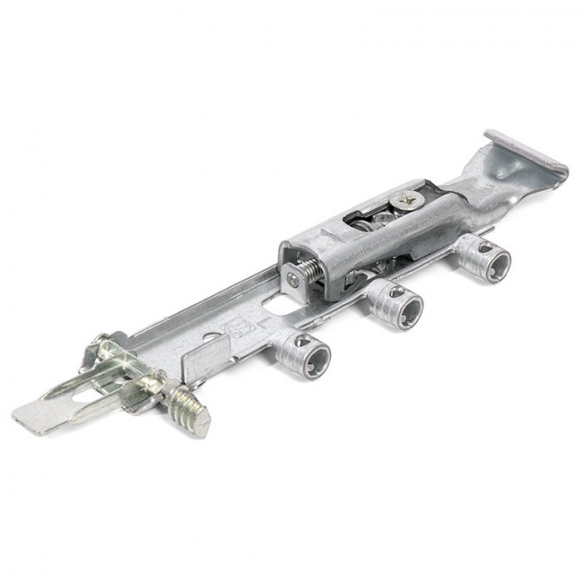 COLGADOR OCULTO REGULABLE TRASER6. DOBLE REGULACIÓN. ACERO-ZAMAK. ZINCADO. MONTAJE INTERIOR. CARGA 65 KG - INDAUX