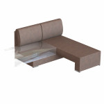 MECANISMO GIRATORIO MANUAL GIRA 90º. ACERO. ZINCADO. CHAISE-LONGUE / CAMA. ÁNGULO DE GIRO 90° - Q&Q