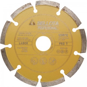 DISCO DIAMANTE OBRA BELLOTA 50711-115 Laser Pro 7, CORTE SECO
