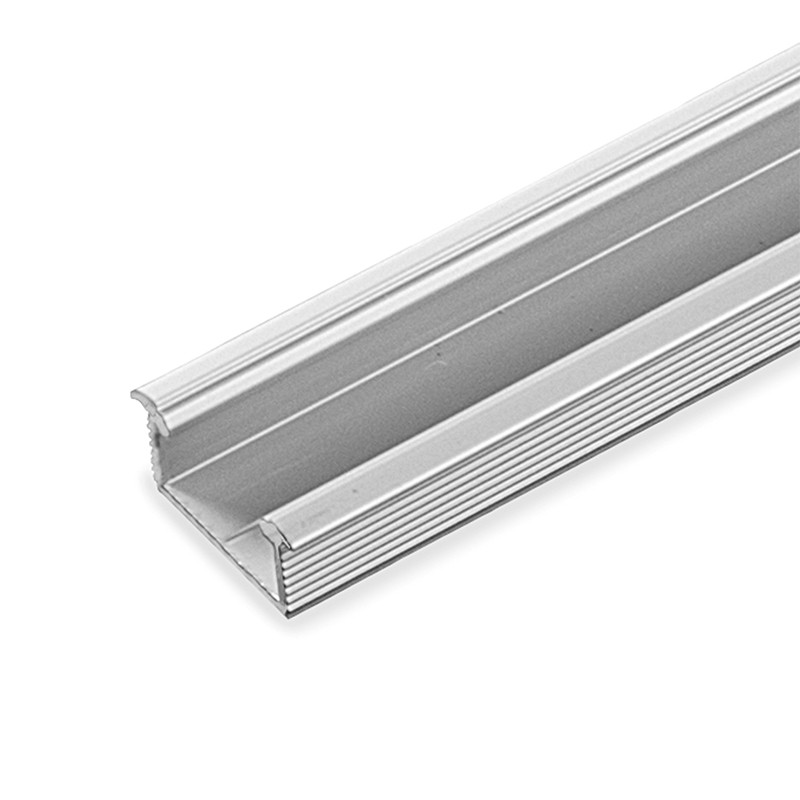 Perfil Aluminio De Embutir Para Tira Led - 1 Metro