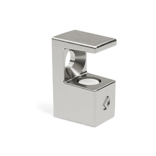 SOPORTE ESTANTE PARA CRISTAL GRACE. TORNILLO PARA ESTANTE DE CRISTAL. SOPORTE PARA TORNILLO - ITALIANA FERRAMENTA