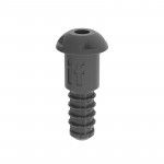 HERRAJE DE UNIÓN INVISIBLE PEANUT 3. PLÁSTICO REFORZADO CON FIBRA DE VIDRIO. MECANIZADO Y ENSAMBLAJE. ESPESOR 15,3 MM. P