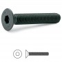 TORNILLO ROSCA METAL ALLEN DIN 7991 NEGRO : LARGO:30mm, METRICA:M-6