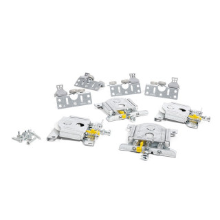 KIT HERRAJES PARA PUERTA CORREDERA BOND. PARA 2 PUERTAS SP16-19 80KG