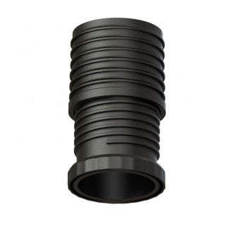 NIVELADOR CONTERA PARA PATA DE TUBO Ø80 H60 NEGRO REGULA 30 MM
