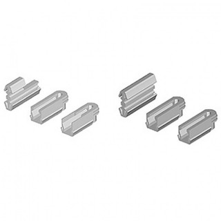 CONECTOR OVVO FIJO. PLÁSTICO. GRIS CLARO. 9X21. PARA TABLEROS