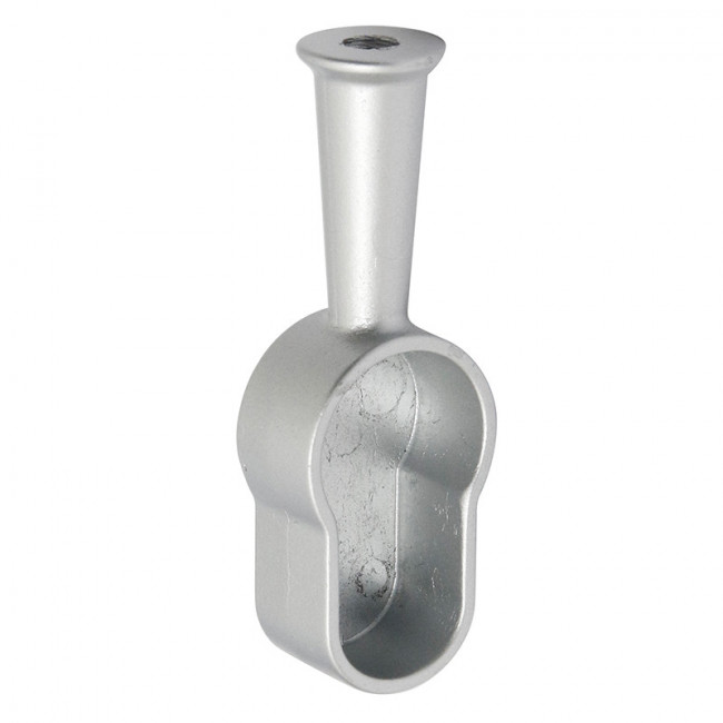 SOPORTE LATERAL PARA TUBO OVALADO 30X15 O REDONDO Ø20 M6 - HERRRAJES ALK