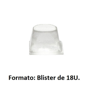LÁGRIMA ADHESIVA. POLIURETANO. TRANSPARENTE. 20 X 13,2 MM