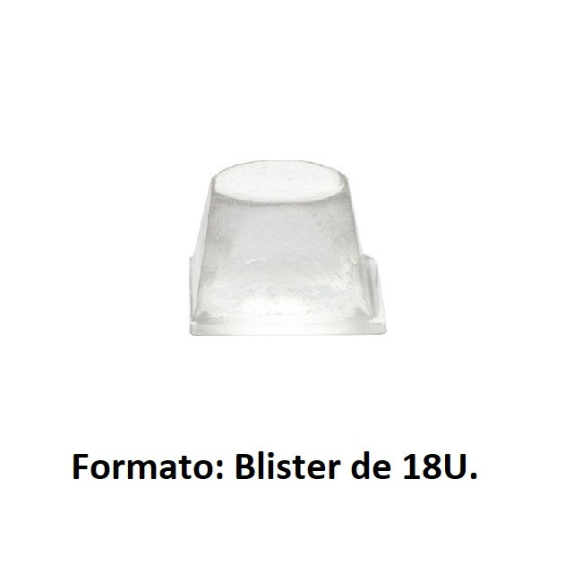 LÁGRIMA ADHESIVA. POLIURETANO. TRANSPARENTE. 20 X 13,2 MM
