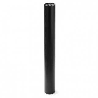 COLUMNA DE ACERO DE 1070 MM DE ALTURA CON Ø76 EN NEGRO MATE