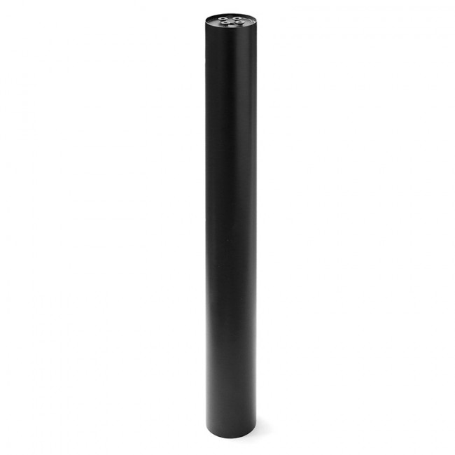 COLUMNA DE ACERO DE 1070 MM DE ALTURA CON Ø76 EN NEGRO MATE