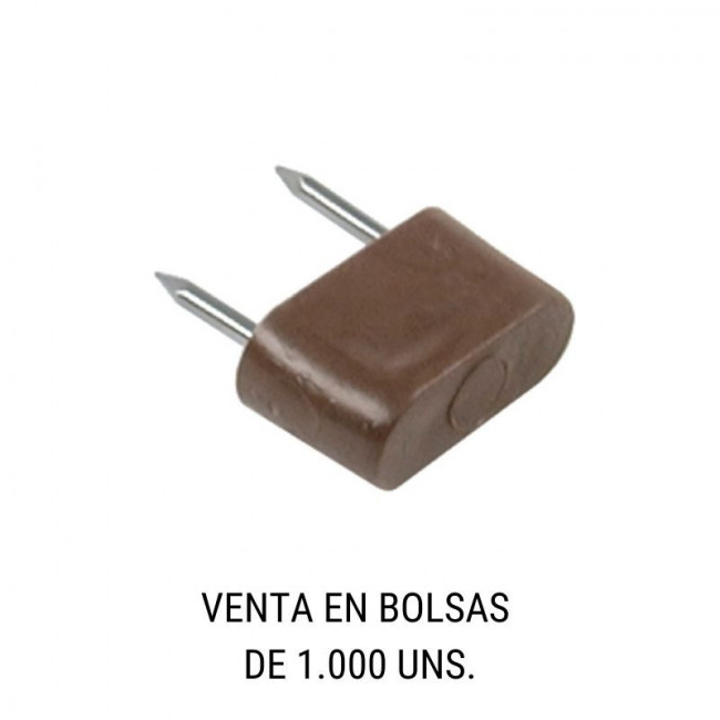 TOPE DE DOS PUNTAS CHAD MARRÓN