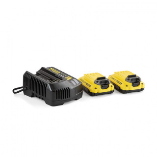 KIT BATERÍAS V20 SFMCB12D2. LI-ION 18 V. PARA INALÁMBRICAS. PLÁSTICO. LED DE ESTADO DE CARGA. CAPACIDAD 2AH - STANLEY