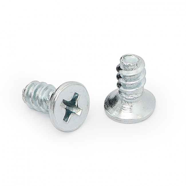 TORNILLO ZINCADO AUTORROSCANTE. CABEZA AVELLANADA ANCHA. HUELLA PHILLIPS