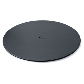 BASE PLANA REDONDA RANDY Ø580 ACERO NEGRO MATE