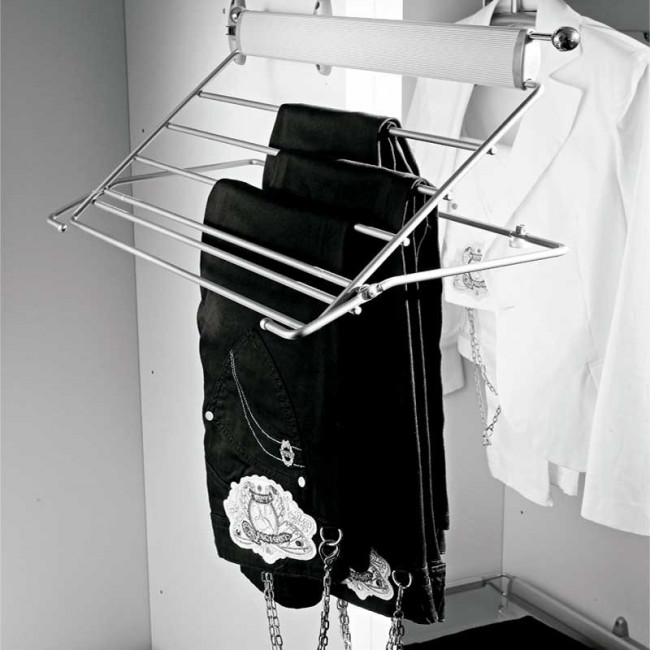 PORTAPANTALON LATERAL EXTENSIBLE H232 CROMO CON GUÍAS EXTRACCIÓN PARCIAL A258xF536 DREAM PORTAPANTALON LATERAL EXTENSIBLE H232 CROMO CON GUÍAS EXTRACCIÓN PARCIAL A258xF536 DREAM