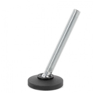 PIE NIV. TOFO Ø35 M8X70 H80 NEGRO CON RÓTULA  C/HUELLA ALLEN EN EL ESPARRAGO. 2