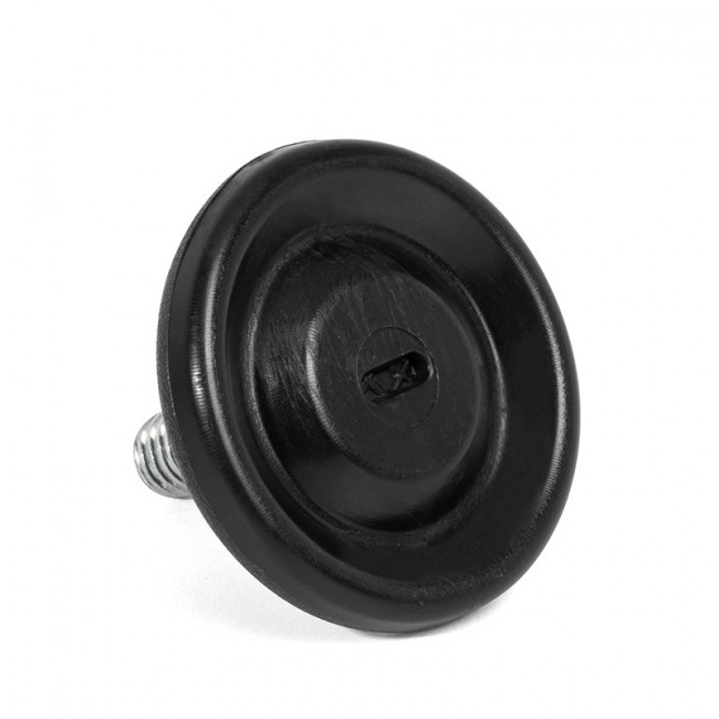 PIE NIVELADOR NUBA Ø40 M8X18 NEGRO C/HUELLA ALLEN 4mm. CON TUERCA HEXAGONAL d17