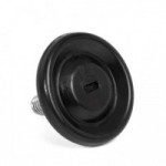 PIE NIVELADOR NUBA Ø40 M8X18 NEGRO C/HUELLA ALLEN 4mm. CON TUERCA HEXAGONAL d17