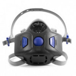 MEDIA MASCARILLA REUTILIZABLE SECURE-CLICK HF-802SD. ELASTÓMERO. SILICONA FLEX-JOINT. MEDIANA. DIAFRAGMA DE COMUNICACIÓN