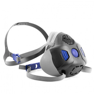 MEDIA MASCARILLA REUTILIZABLE SECURE-CLICK HF-802SD. ELASTÓMERO. SILICONA FLEX-JOINT. MEDIANA. DIAFRAGMA DE COMUNICACIÓN 2