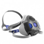 MEDIA MASCARILLA REUTILIZABLE SECURE-CLICK HF-802SD. ELASTÓMERO. SILICONA FLEX-JOINT. MEDIANA. DIAFRAGMA DE COMUNICACIÓN