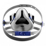 MEDIA MASCARILLA REUTILIZABLE SECURE-CLICK HF-802SD. ELASTÓMERO. SILICONA FLEX-JOINT. MEDIANA. DIAFRAGMA DE COMUNICACIÓN