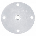 PLACA METAL RED d66 ROSCA M8 ZINCADO PARA PATAS