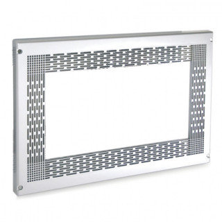 MARCO PARA MUEBLE DE MICROONDAS. PLÁSTICO ABS. CROMO MATE. RECTANGULAR. CON MONTAJE INCLUIDO. MÓDULO 600