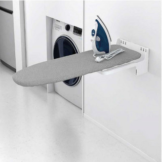 MESA DE PLANCHAR ABATIBLE NEVA. PINTADO BLANCO. FUNDA INCLUIDA - HAFELE 2