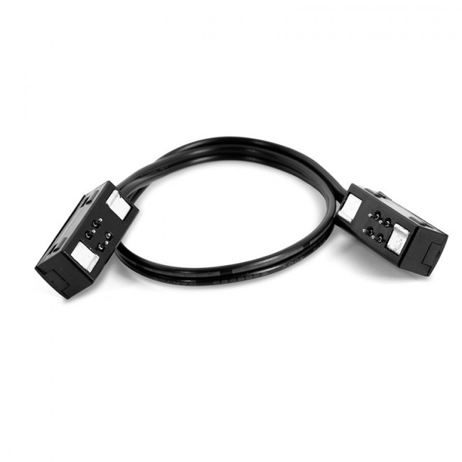 CABLE DE CONEXIÓN MINI RAIL. 24V DC. NEGRO. 3A